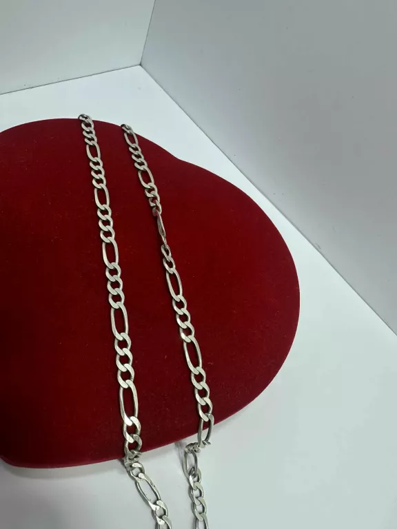 ZJAWISKOWY SREBRNY ŁAŃCUCH  22,81G/925