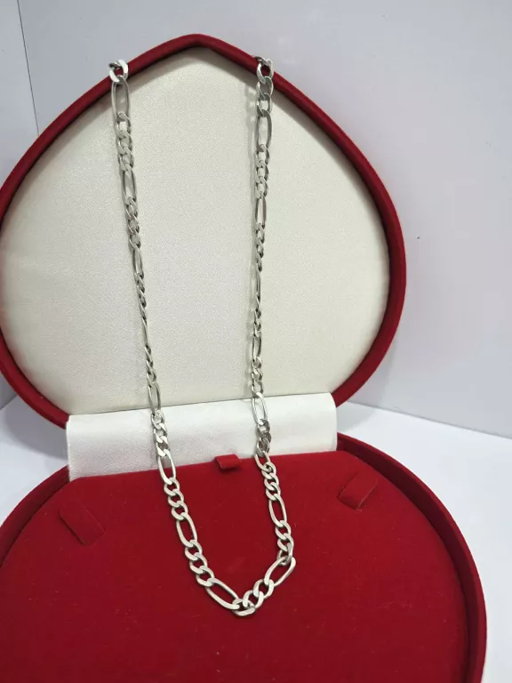 ZJAWISKOWY SREBRNY ŁAŃCUCH  22,81G/925