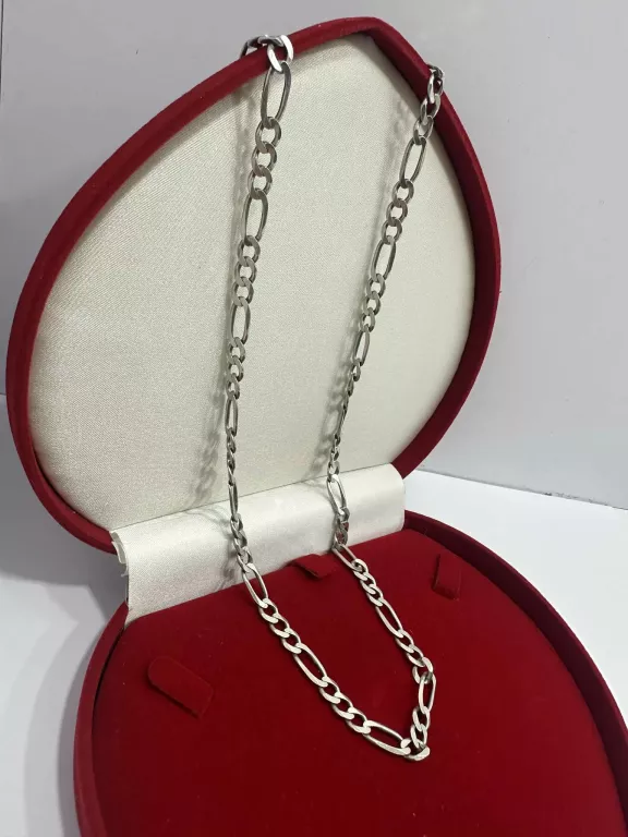 ZJAWISKOWY SREBRNY ŁAŃCUCH  22,81G/925