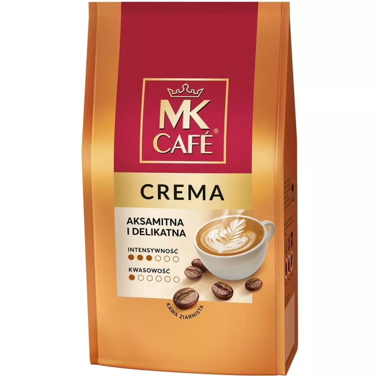 KAWA ZIARNISTA MIESZANA MK CAFE CREMA 1KG 12/2026