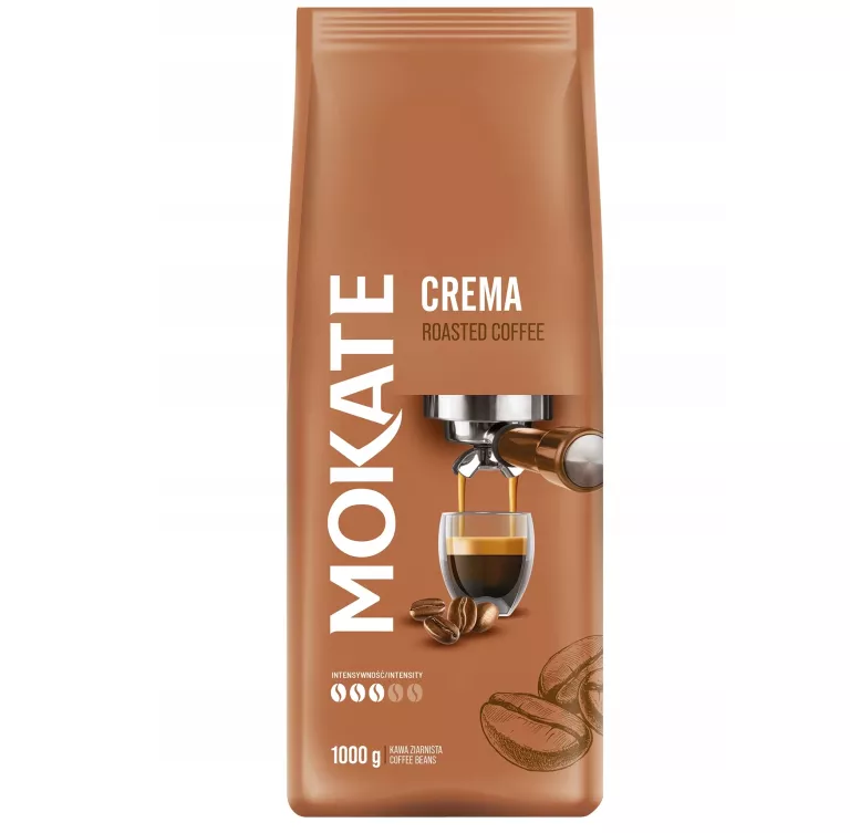 KAWA ZIARNISTA MIESZANA MOKATE KAWA ZIARNISTA MOKATE CREMA 1000 G 02/2027