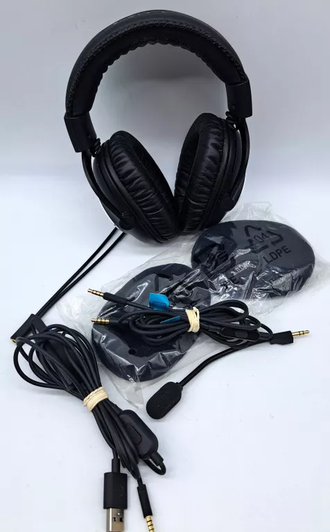SŁUCHAWKI BEZPRZEWODOWE LOGITECH G PRO X | ETUI | KABLE