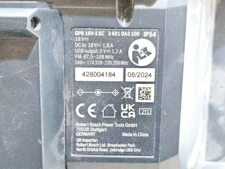 RADIO BUDOWLANE BOSCH GPB 18V- LAD
