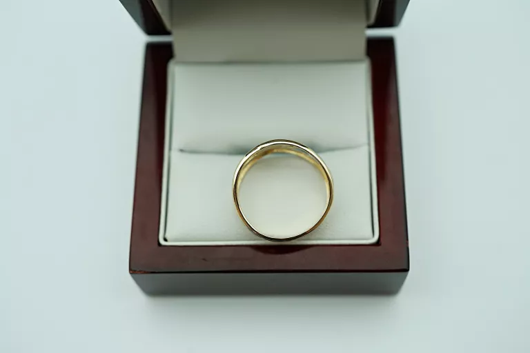 ZŁOTY PIERŚCIONEK 585/14K 2,87G R: 19