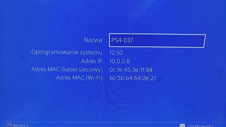 KONSOLA PS4  CUH-1216A/ZASILACZ/PAD X 2