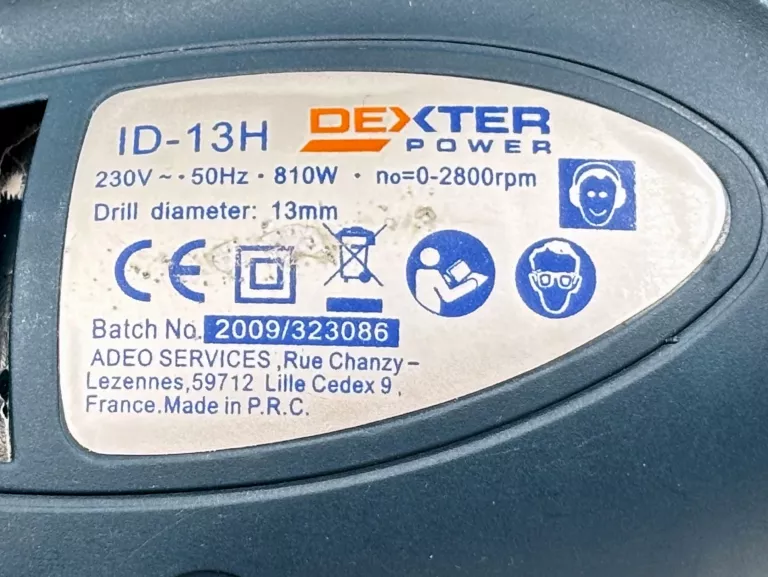 WIERTARKA UDAROWA DEXTER ID-13H 810W 2800RPM