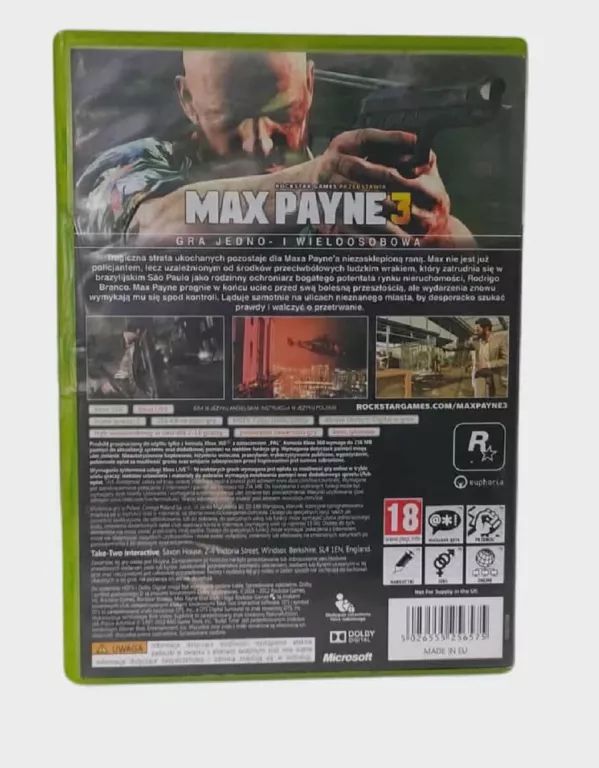 MAX PAYNE 3 XBOX 360