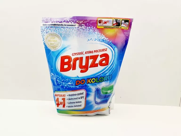 KAPSUŁKI DO PRANIA BRYZA 4W1 KOLOR 40 SZT