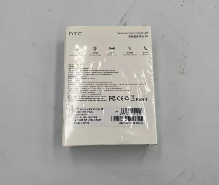 SŁUCHAWKI BEZPRZEWODOWE HTC NE20