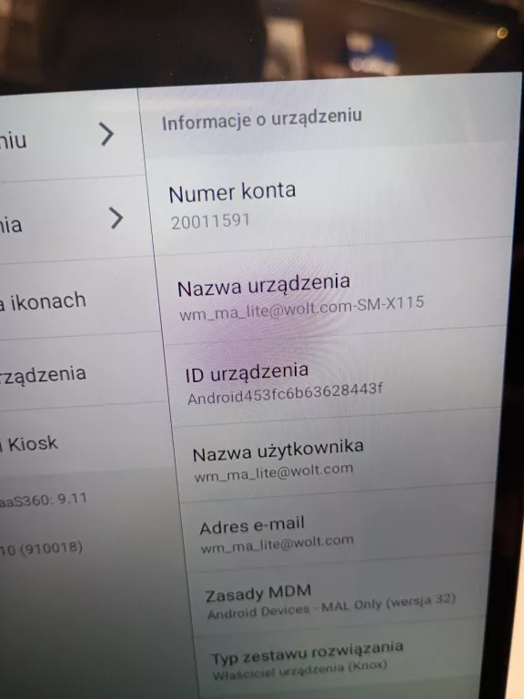 TABLET SAMSUNG GALAXY TAB A9 64 GB