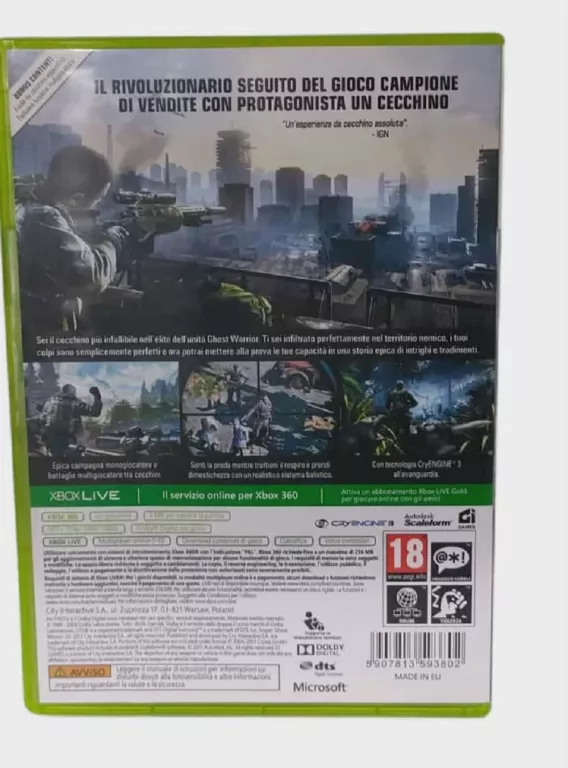 GRA XBOX 360 SNIPER 2