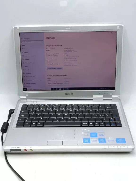 LAPTOP PHILIPS FREEVENTS INTEL 1.73GHZ 2GB RAM 256GB SSD