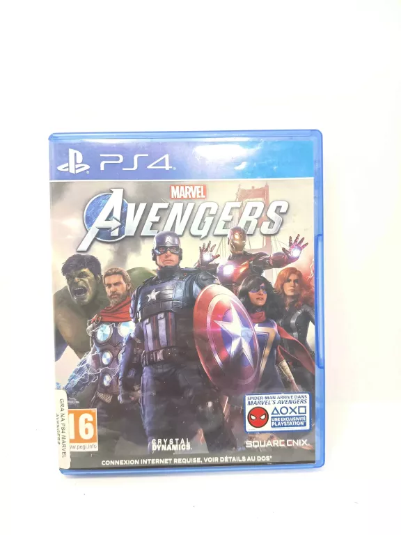 GRA NA PS4 MARVEL AVENGERS