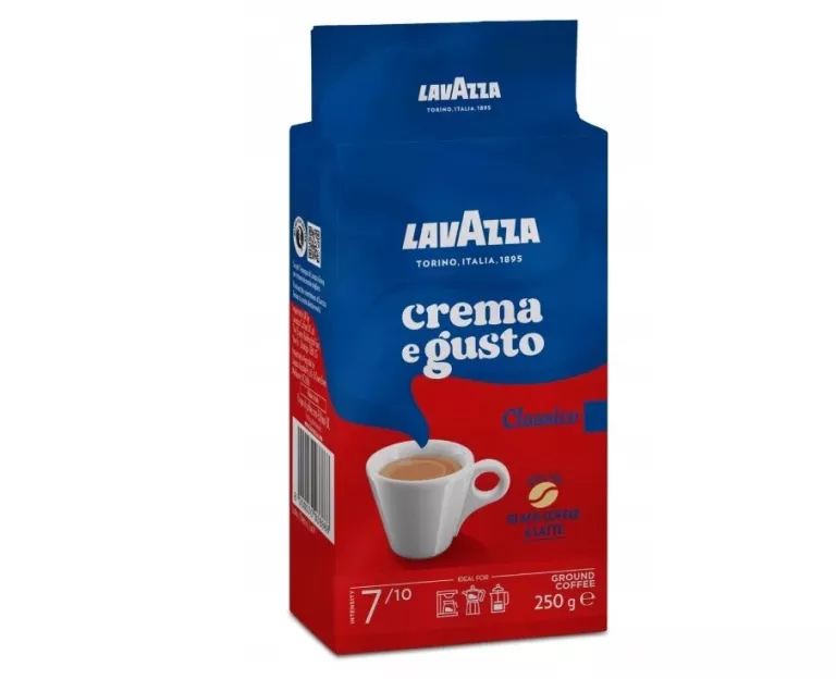 LAVAZZA CREMA E GUSTA KAWA MIELONA 250G