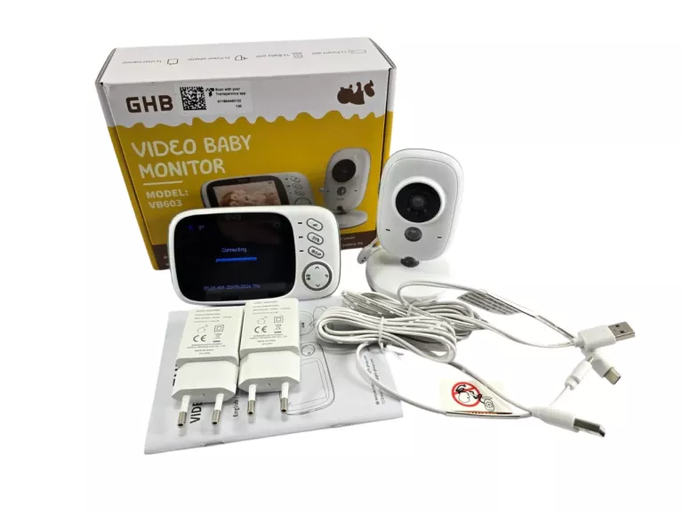 NIANIA ELEKTRONICZNA Z KAMERKĄ GHB VB603 BABY MONITOR