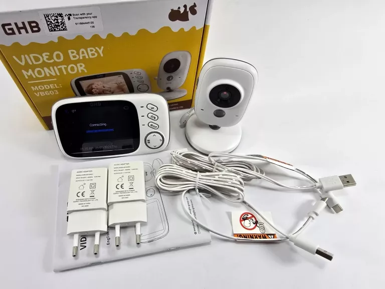 NIANIA ELEKTRONICZNA Z KAMERKĄ GHB VB603 BABY MONITOR