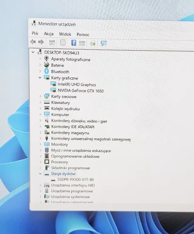 LAPTOP LENOVO IDEAPAD 3 GAMING 15IMH05 + ŁADOWARKA