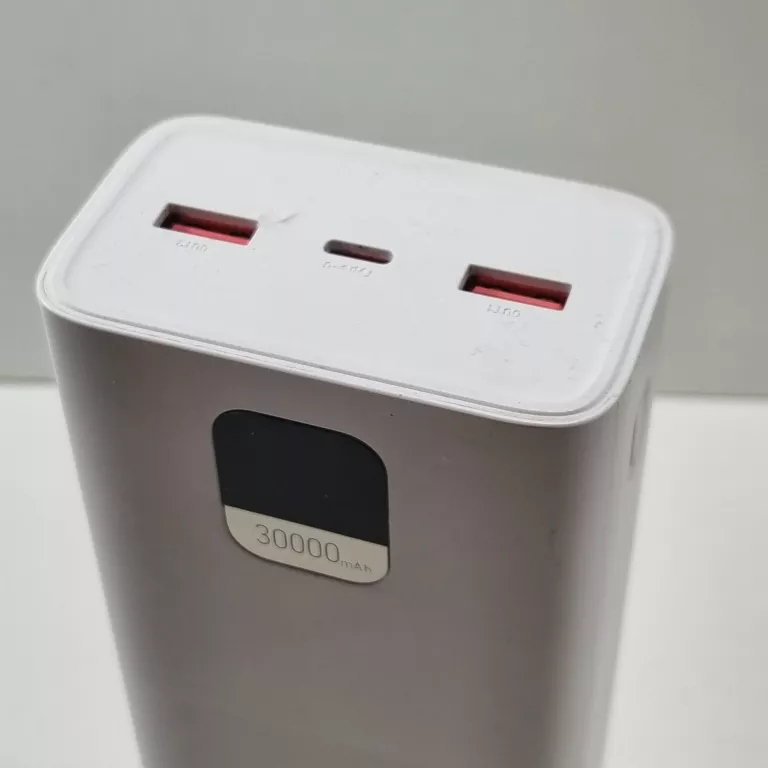 POWERBANK USAMS PB68 30000 MAH 65W + KABEL USB-C - USB-C 100W BIAŁY