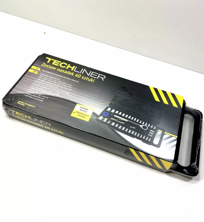 ZESTAW NASADEK TECHLINER 40 SZTUK / ZAFOLIOWANY!