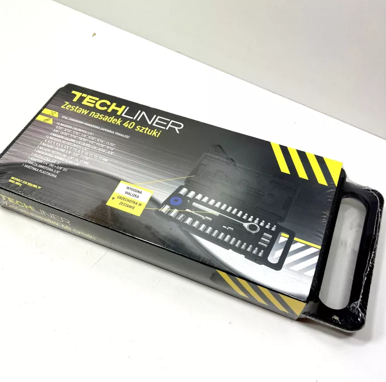 ZESTAW NASADEK TECHLINER 40 SZTUK / ZAFOLIOWANY!