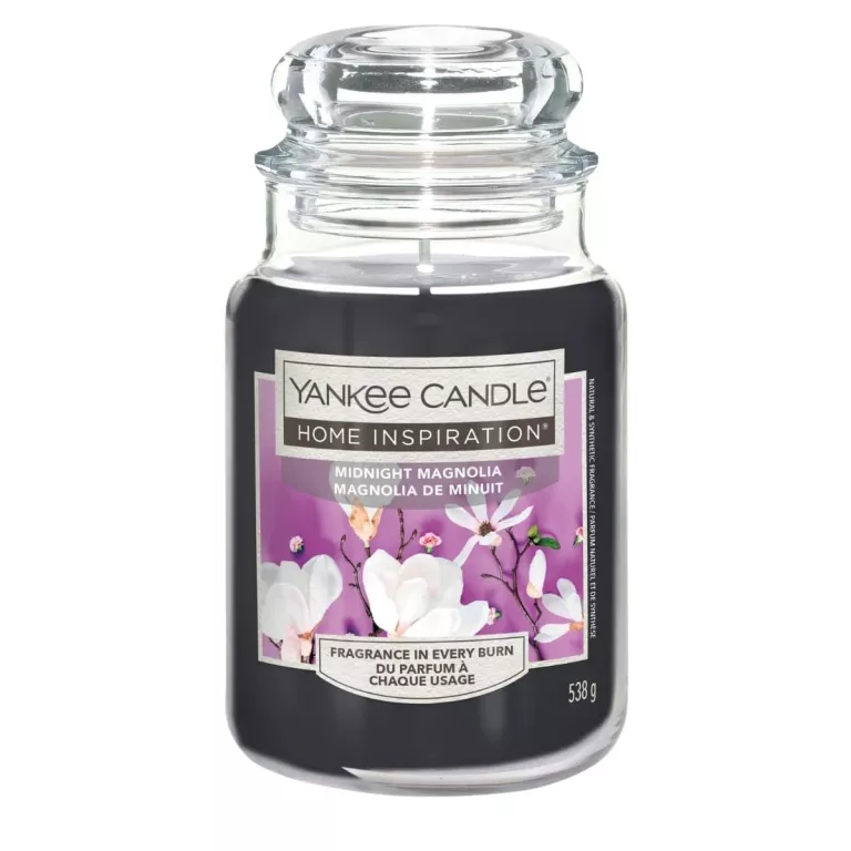 YANKEE CANDLE ŚWIECA W DUŻYM SŁOIKU MIDNIGHT MAGNOLIA 538G.