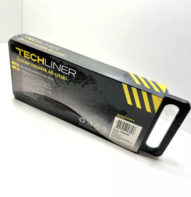 ZESTAW NASADEK TECHLINER 40 SZTUK / ZAFOLIOWANY!