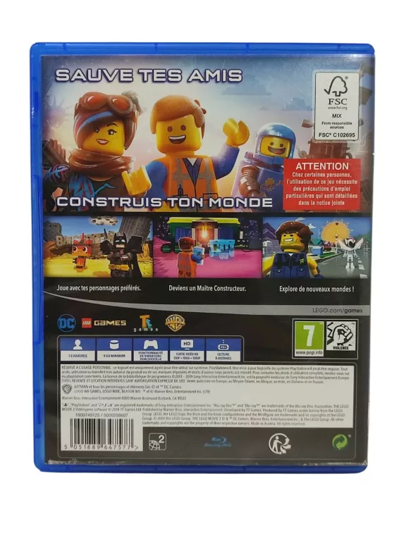 LEGO MOVIE 2:PRZYGODA (GRA PS4)