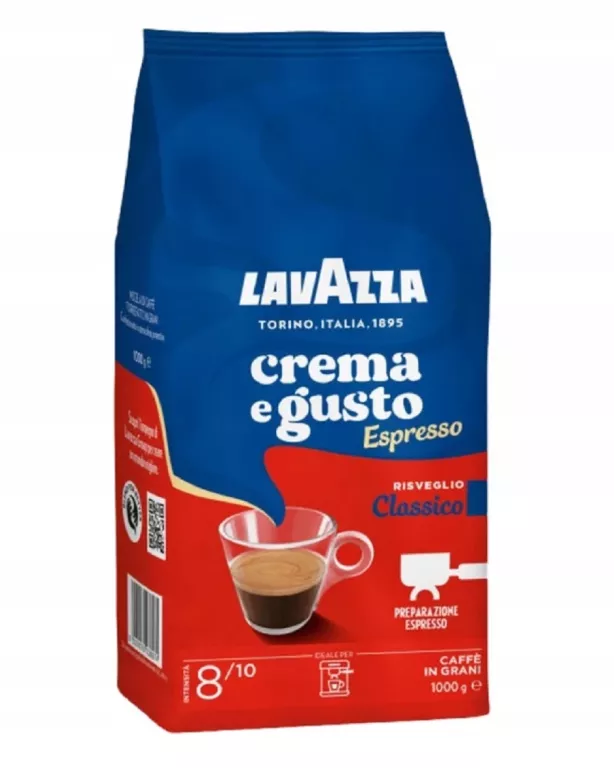KAWA ZIARNISTA LAVAZZA CREMA E GUSTO ESPRESSO CLASSICO 1KG