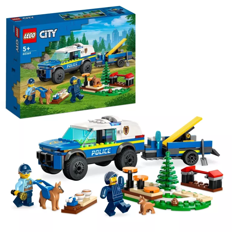 KLOCKI LEGO 60369 CITY SZKOLENIE PSÓW POLICYJNYCH (USZKODZONE PUDEŁKO)