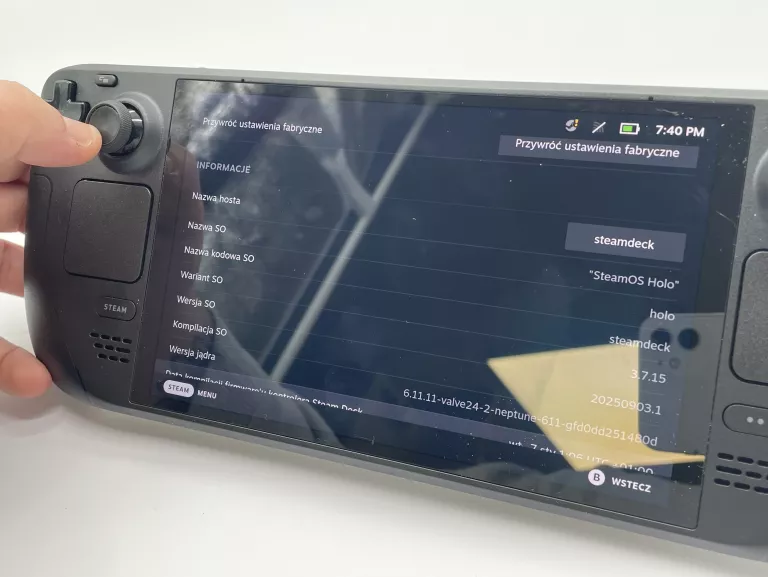 KONSOLA STEAM DECK 512 GB OLED