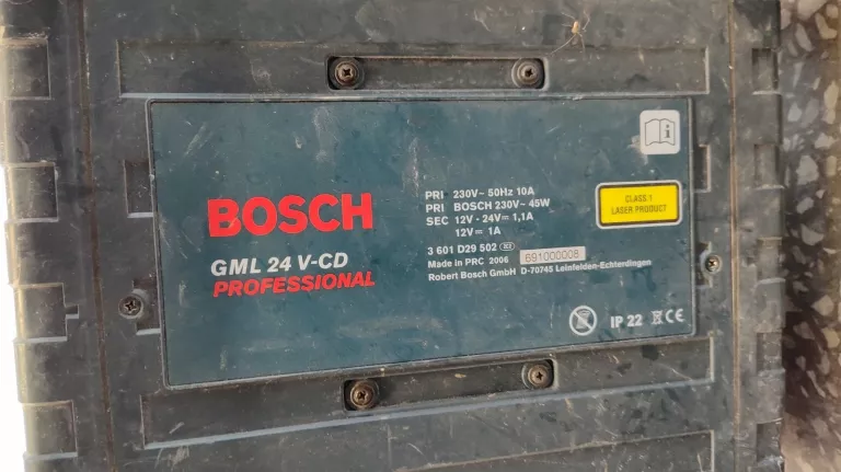 RADIO BUDOWLANE Z CD BOSCH GML 24 V-CD