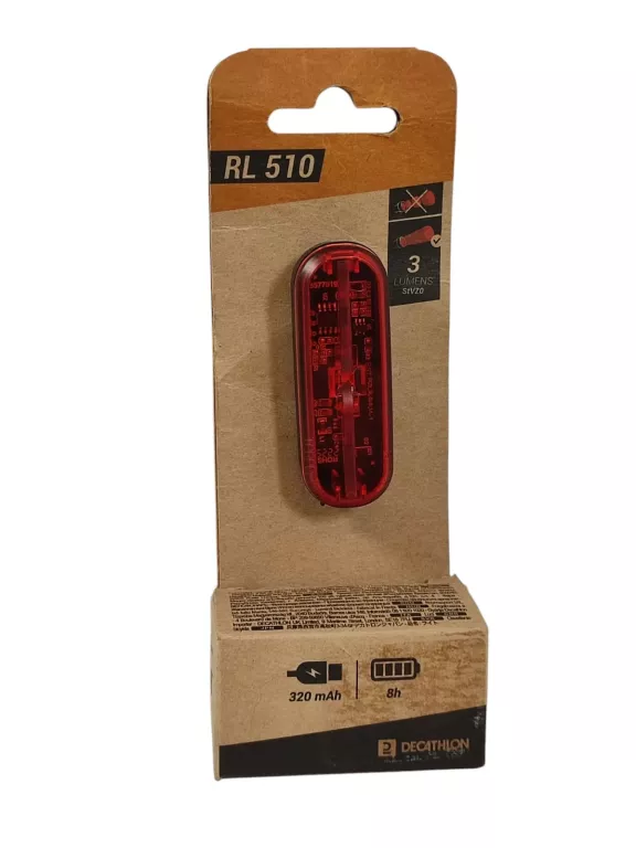 LAMPKA ROWEROWA LED ELOPS RL 510 TYLNA USB