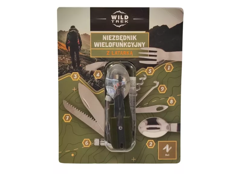 WILD TREK NIEZBĘDNIK WIELOFUNKCYJNY 9 W 1