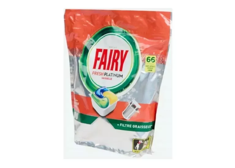 KAPSUŁKI  DO ZMYWARKI FAIRY FRESH PLATINUM VAISSELLE 66 SZTUK