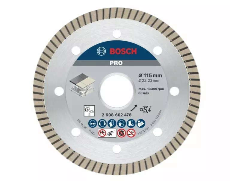 BOSCH TARCZA DIAMENTOWA 115 MM BEST TURBO DO PŁYTEK 2 608 602 478