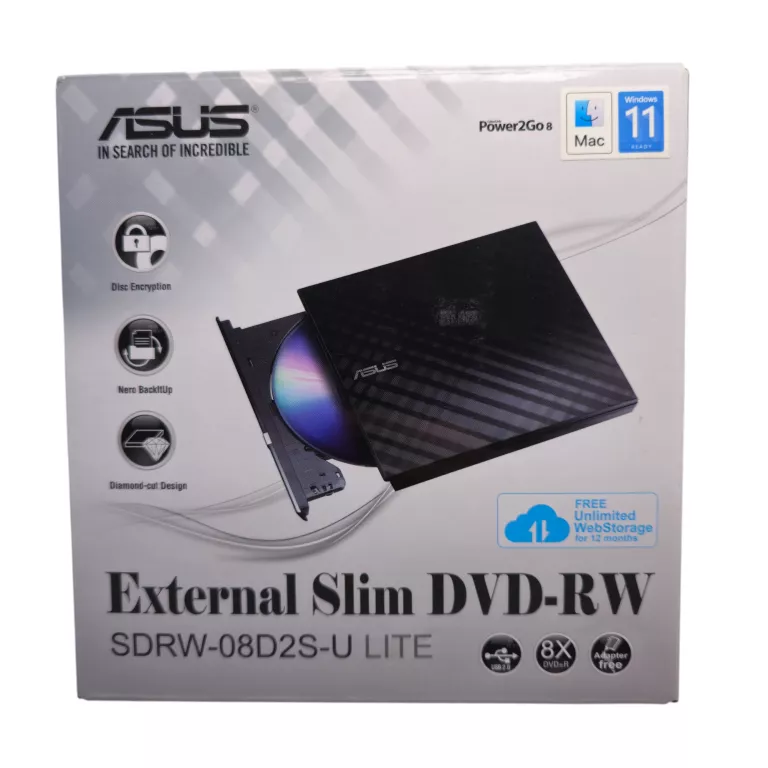 NAPĘD OPTYCZNY ASUS SDRW-08D2S-U