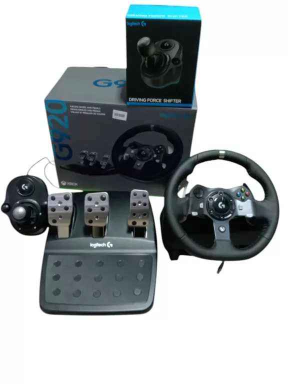 KIEROWNICA LOGITECH G920 + SKRZYNIA BIEGÓW SHIFTER