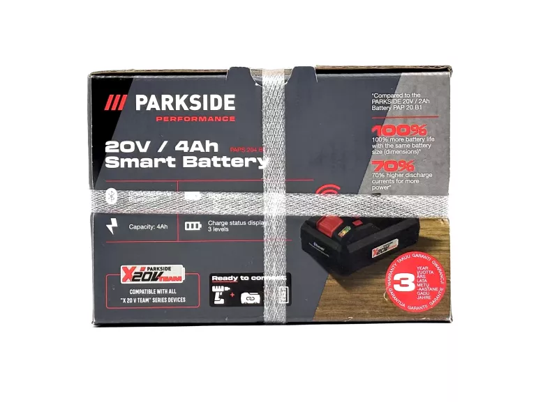AKUMULATOR PARKSIDE PERFORMANCE SMART 20V 4.0AH PAPS 204 B1 BLUETOOTH