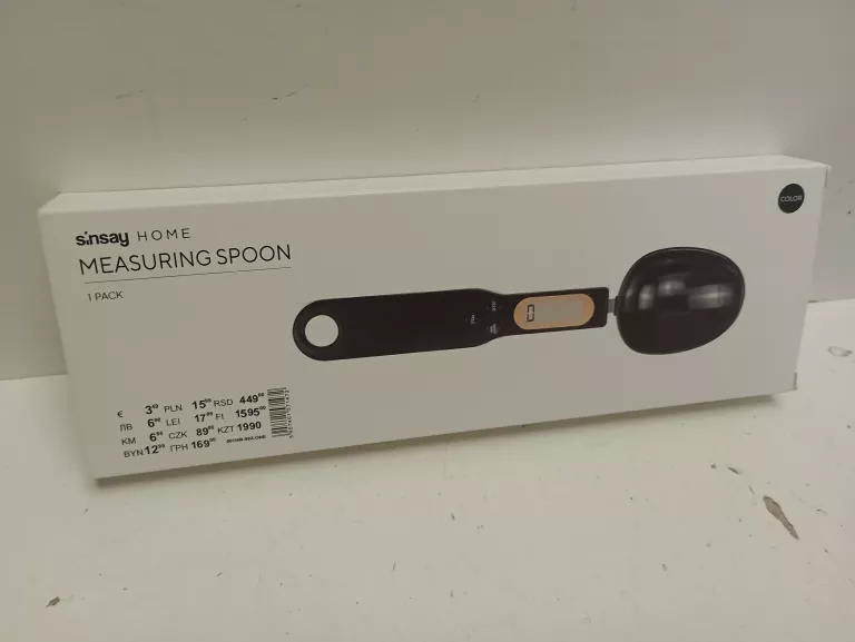 ŁYSZKA Z WAGĄ  MEASURING SPOON