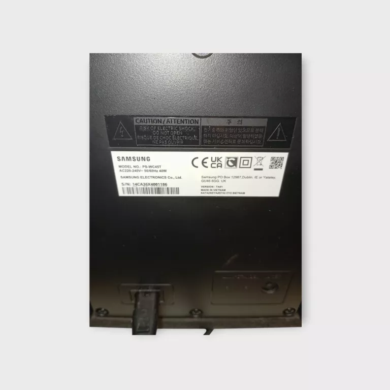 SUBWOFER SAMSUNG PS-WC45T