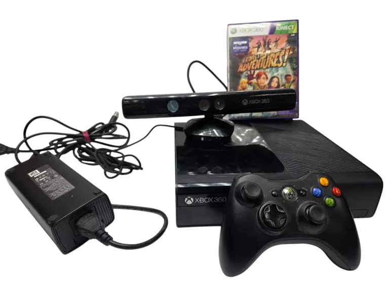 KONSOLA XBOX 360 500GB PAD KINECT ZASILACZ