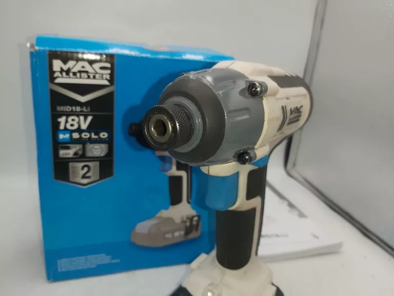 WKRĘTARKA MACALLISTER MID 18-LI + AKU 2AH 18V BEZ ŁAD W PUDEŁKU