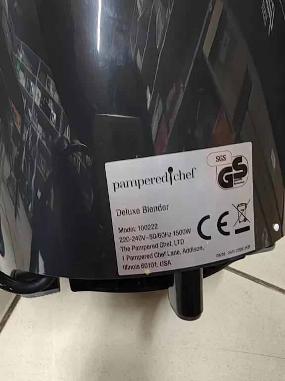 BLENDER PAMPERED CHEF 100222