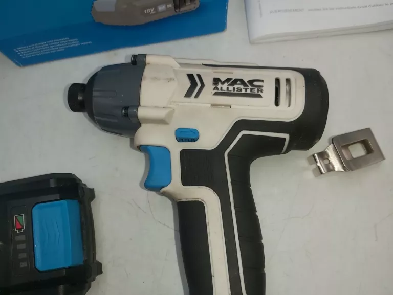 WKRĘTARKA MACALLISTER MID 18-LI + AKU 2AH 18V BEZ ŁAD W PUDEŁKU