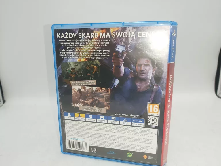 GRA NA PS4 UNCHARTED 4 KRES ZŁODZIEJA