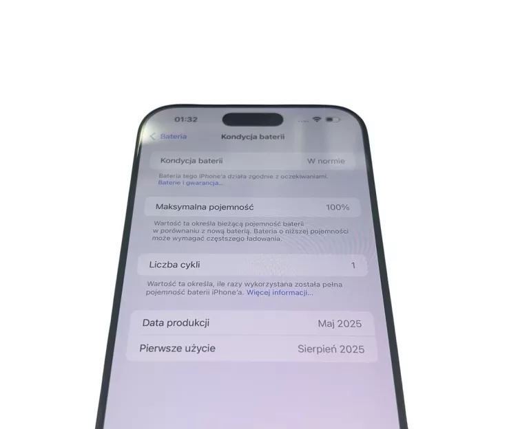 TELEFON IPHONE 16 PRO MAX 256GB (GWARANCJA 08.2026) (PLUS!) (BATERIA:100%)