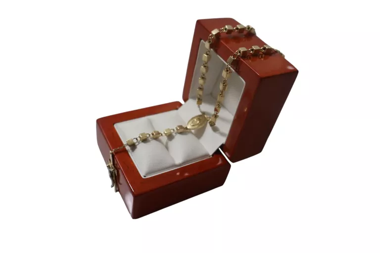 WYJĄTKOWY ZŁOTY  ŁAŃCUSZEK RÓŻANIEC 13,96G 585