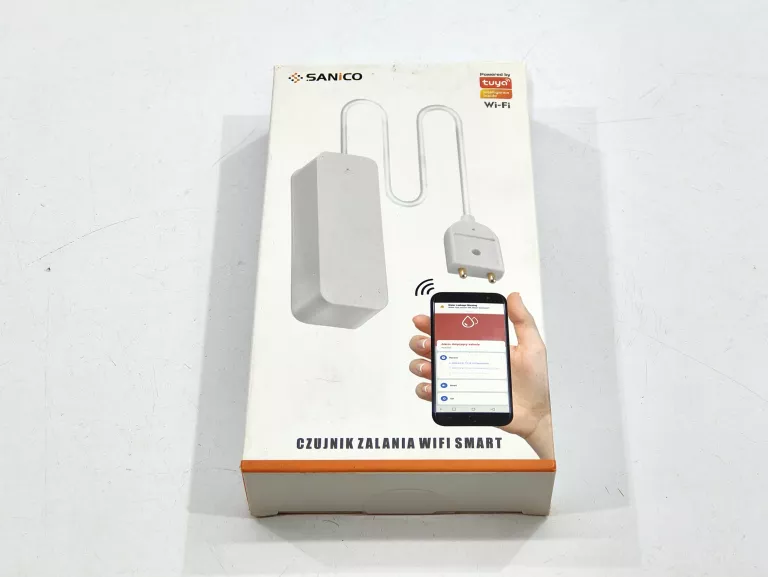 SANICO CZUJNIK ZALANIA WIFI SMART TUYA FLOOD SENSOR WIFI