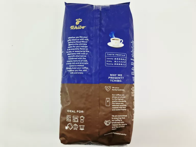 KAWA ZIARNISTA MIESZANA | TCHIBO EXCLUSIVE MEDIUM ROAST | 1000G