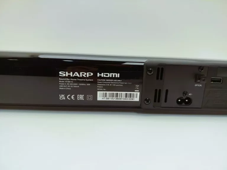 SOUNDBAR SHARP 2.0 SLIM 90W